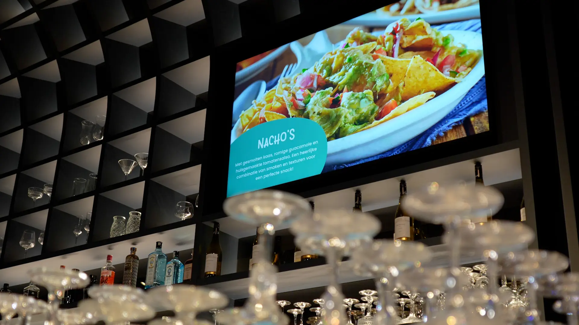 Digital menuboards voor promoten van gerechten
